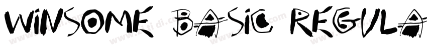 Winsome Basic Regula字体转换